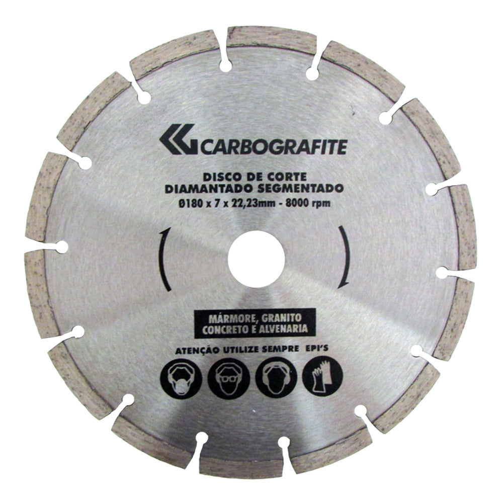 Disco Diamantado Segmentado 350 x 8 x 25,40mm - Mármore e Granito