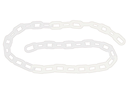 Corrente Plástica Branca 10mm (10 metros) - Carbografite