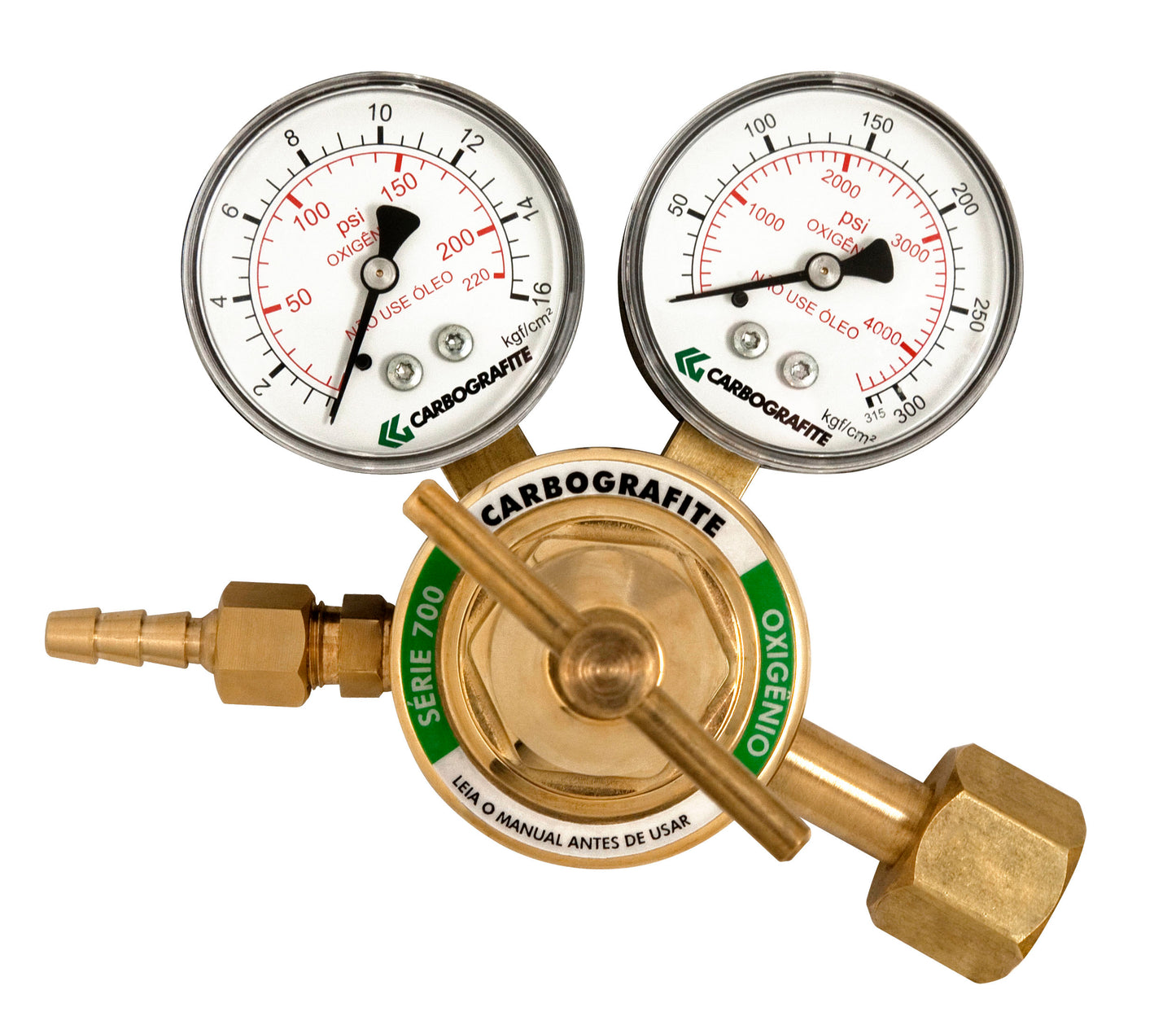 Regulador de Pressão Série 700 Cilindro Oxigênio