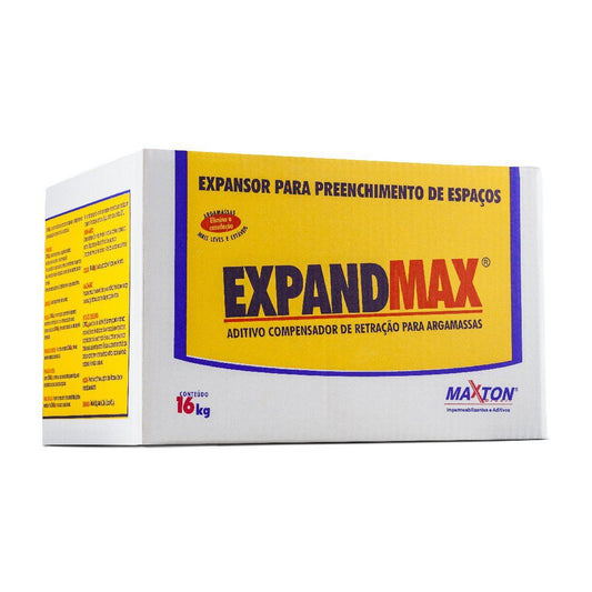 Aditivo plastificante e expansor Expandmax Maxton para argamassas 15 kg