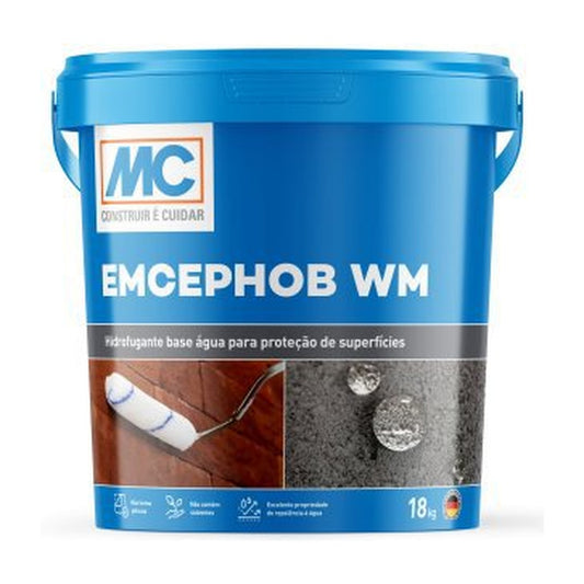 Hidrofugante base água Emcephob WM para concreto e alvenaria 18 kg