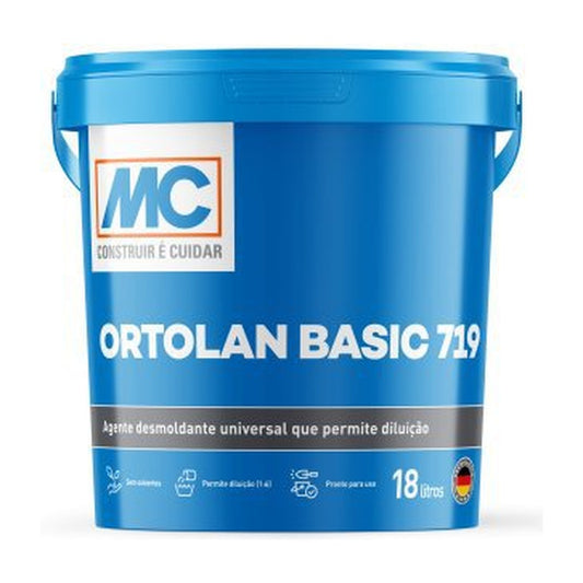 Desmoldante universal Ortolan Basic 719 para fôrmas de metal, madeira e plástico