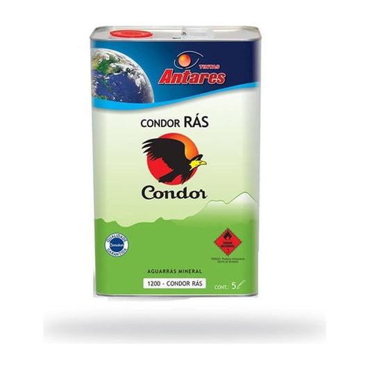 Aguarrás comum Condor solvente para diluição e limpeza 5 L