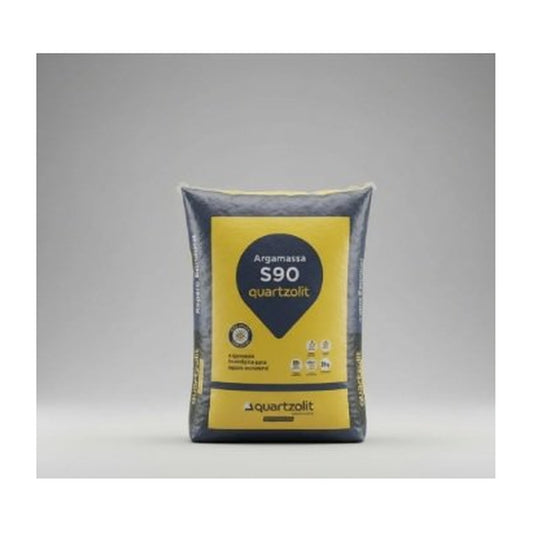 Argamassa de reparo estrutural Tix S90 Quartzolit para concreto armado 20 kg