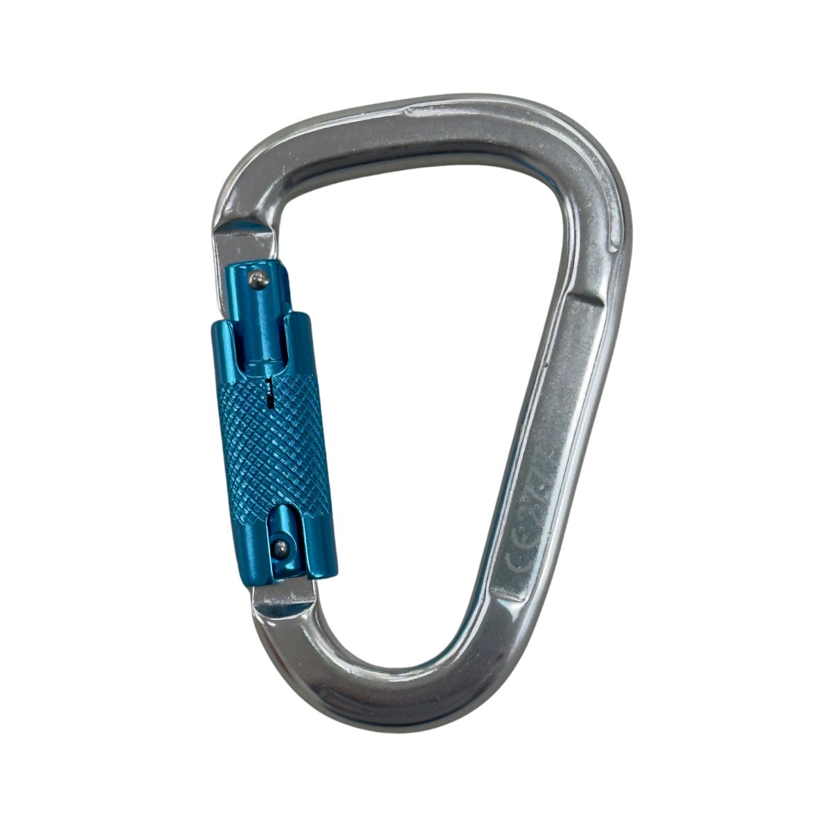 Mosquetão Alumínio Tipo Pera Tripla Trava CG 283 (abertura 22mm) - Carbografite
