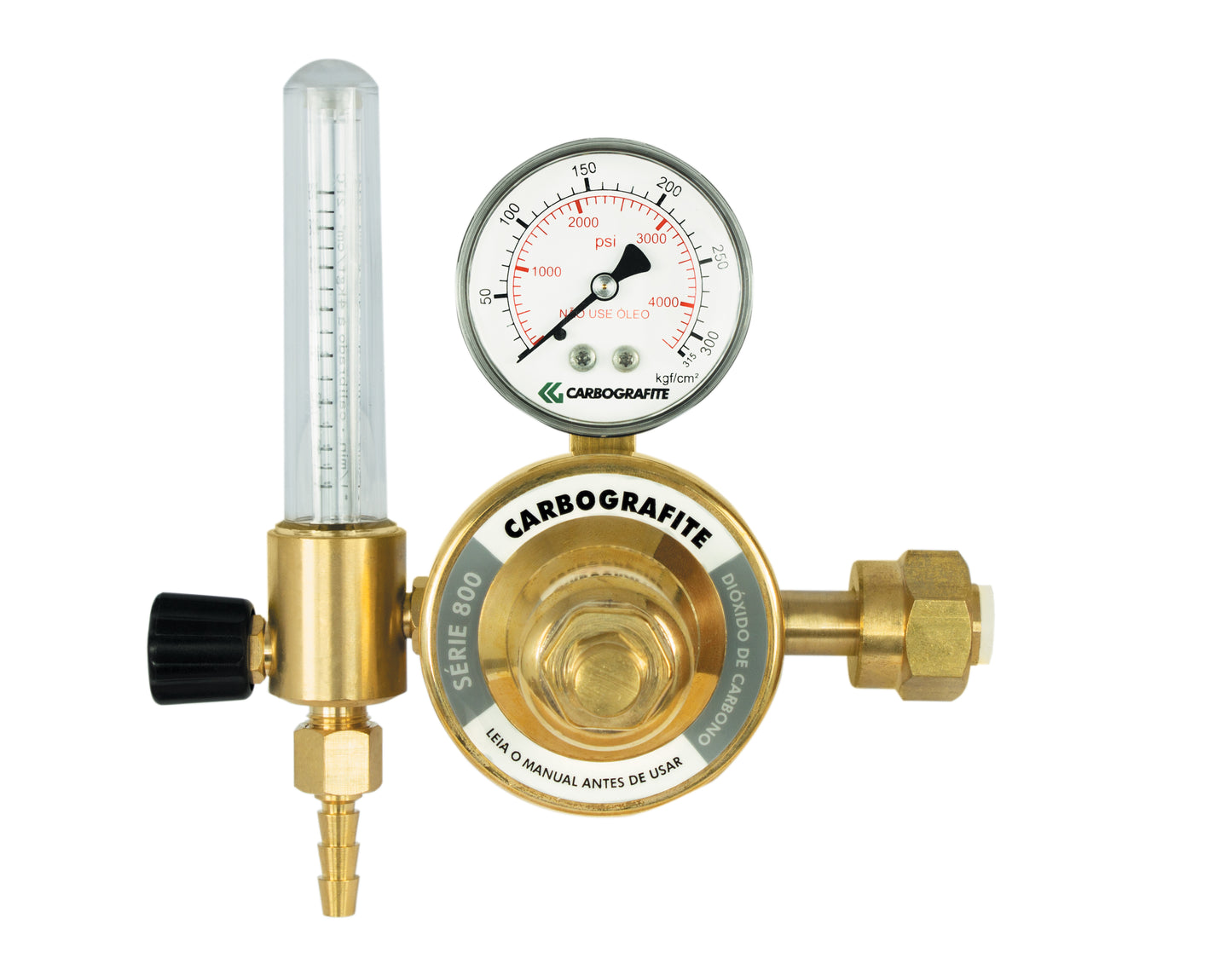 Regulador de Pressão Série 800 Cilindro CO2 com Fluxômetro