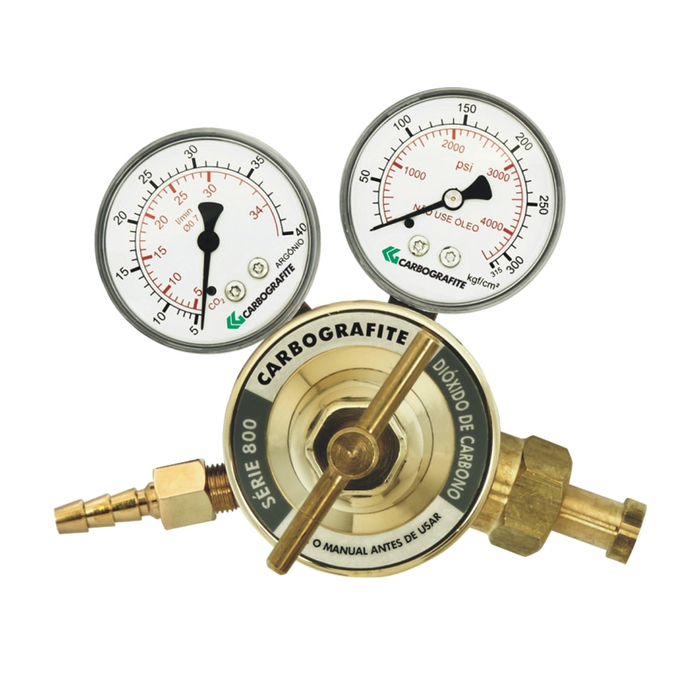 Regulador de Pressão Série 800 Cilindro CO2