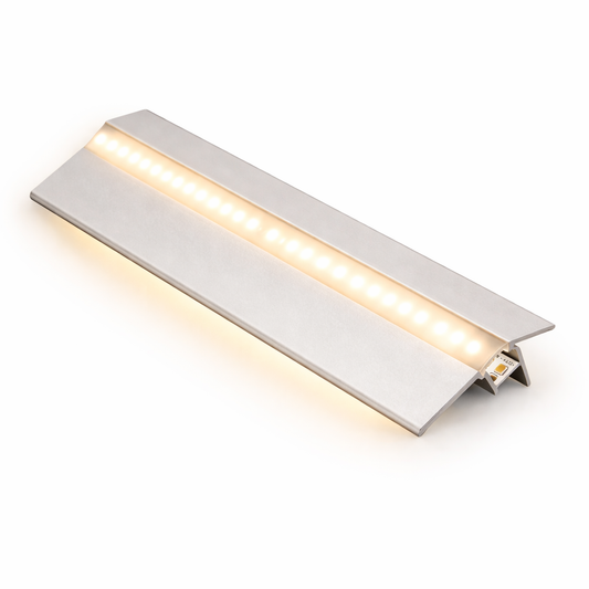 PERFIL TRIO RODAPÉ AL GRAY MATTE 2,5 m C/LED