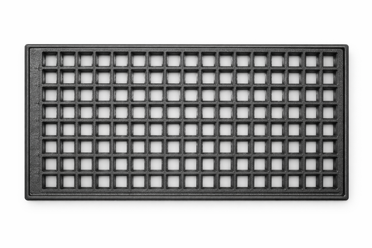 GRELHA QUADRICULADA - 150 X 1000 MM - COM ARO