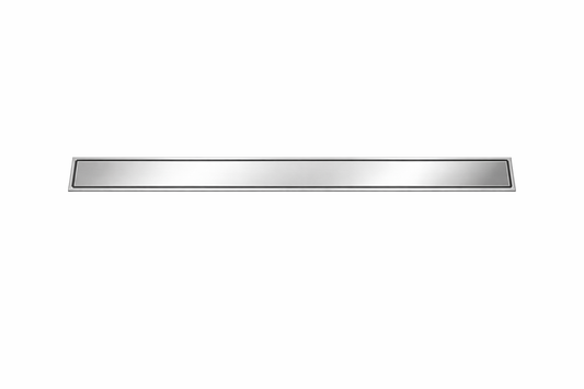 RALO LINEAR INOX 304 POLIDO 100 cm - SAÍDA LATERAL