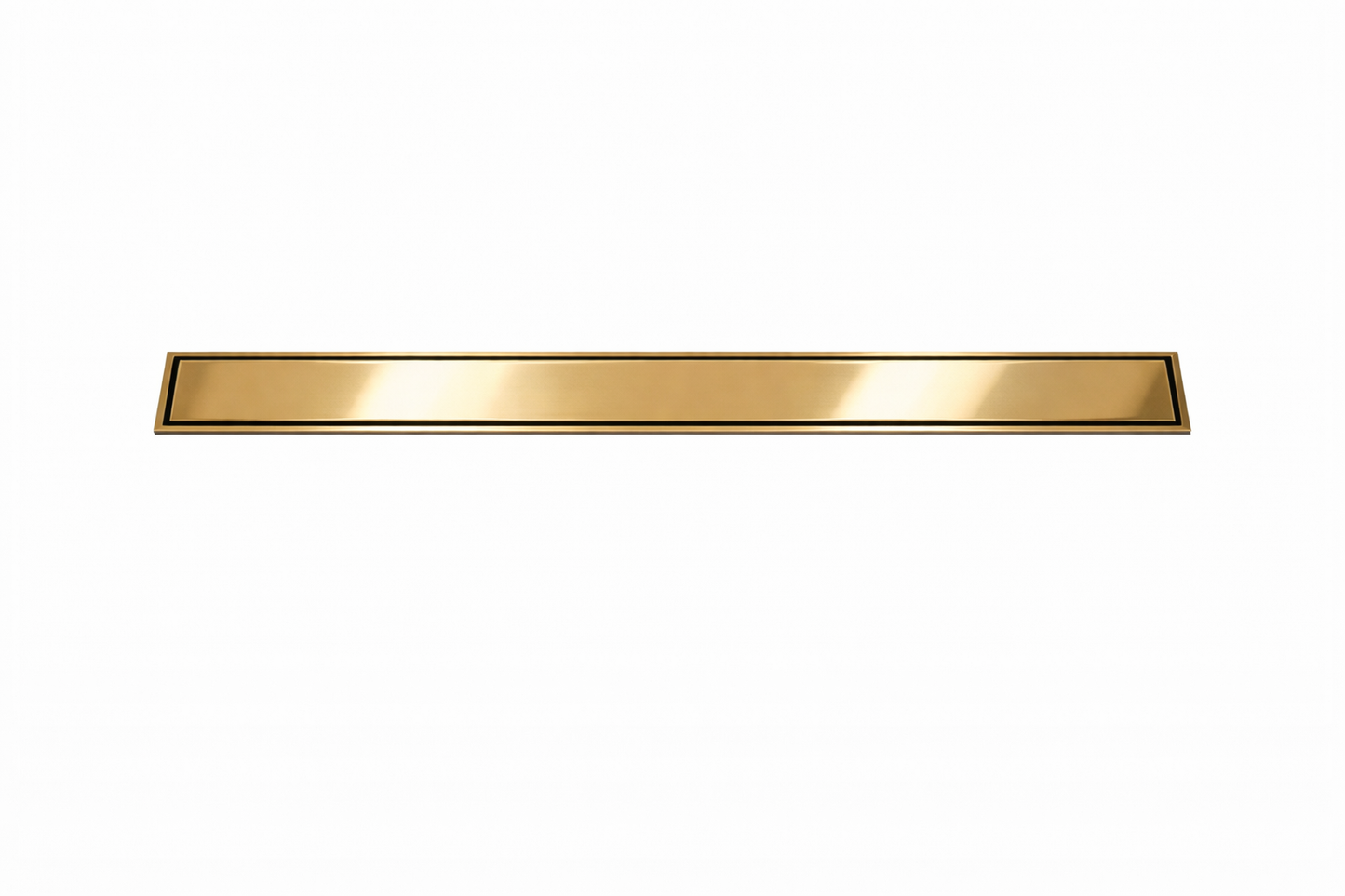 RALO LINEAR INOX 304 OURO POLIDO 70 cm - SAÍDA LATERAL