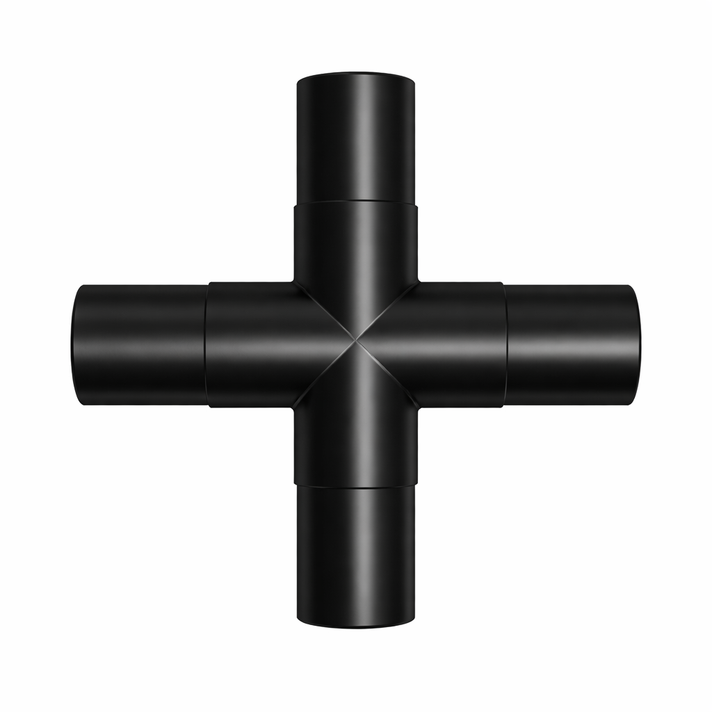 CRUZETA PEAD 200 MM -  PN 10