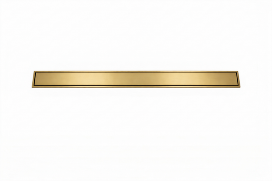 RALO LINEAR INOX 304 OURO MATTE 60 cm - SAÍDA LATERAL