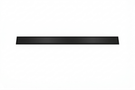 RALO LINEAR INOX 304 PRETO 80 cm - SAÍDA LATERAL