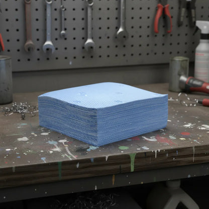 Pralim Toalha Absorvente Industrial Plus 29cm X 29cm - 100 Unid - Azul