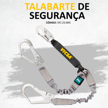 Talabarte Antichamas em Y com Absorvedor de Energia   VIC 23805