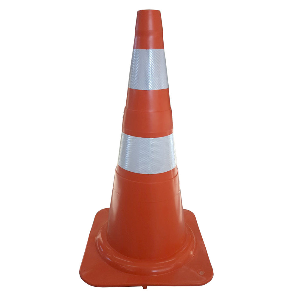 Cone de Sinalização NBR 15.071 (laranja/refletivo)-Altura: 735mm