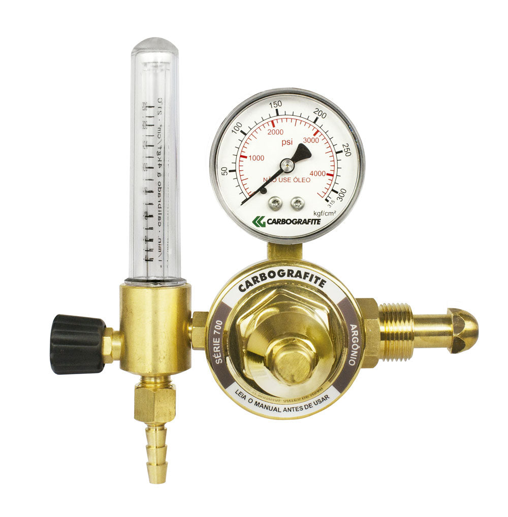 Regulador de Pressão Série 800 Posto Argônio com Fluxômetro