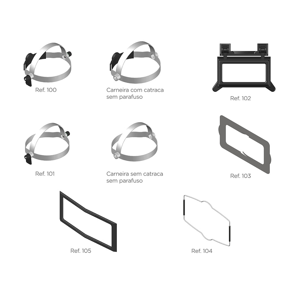 Carneira sem Catraca Sem Parafusos (P.R. Máscaras )