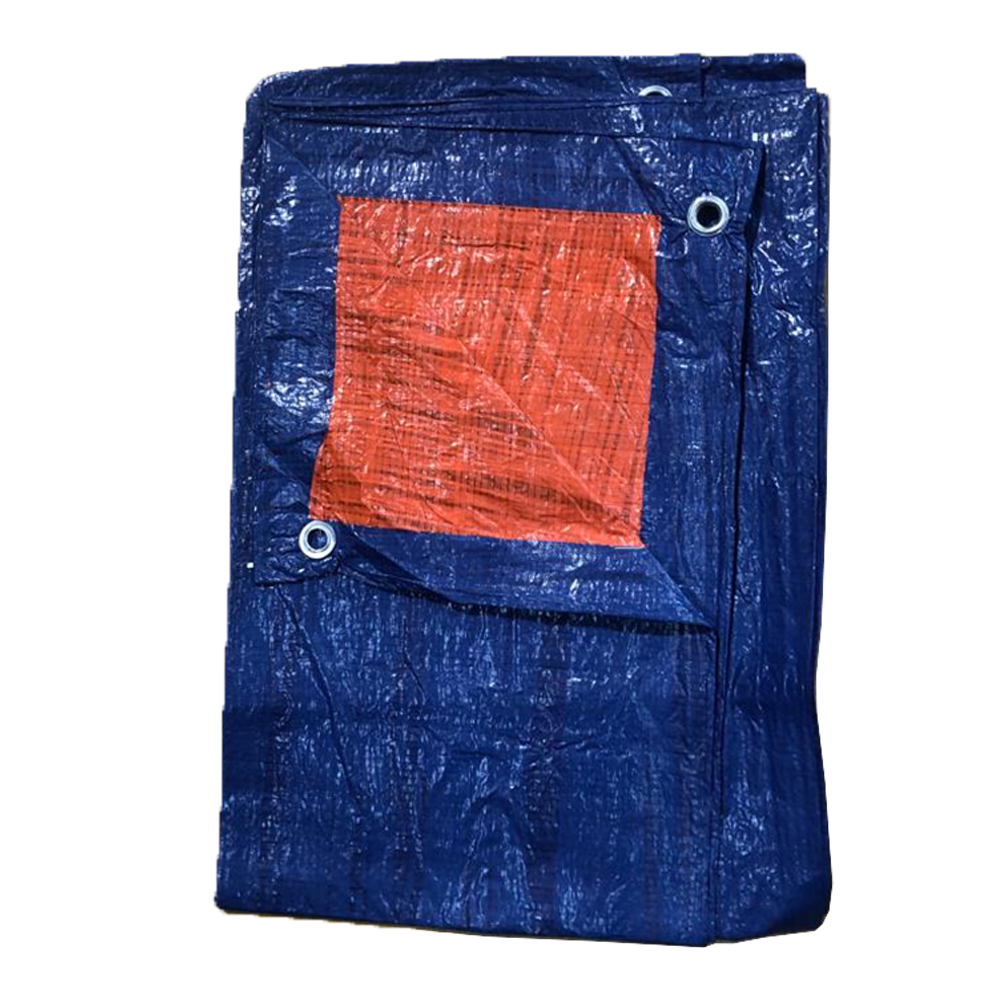 Lona Plástica Azul/Laranja 100 Micra 3m x 3m - Carbografite