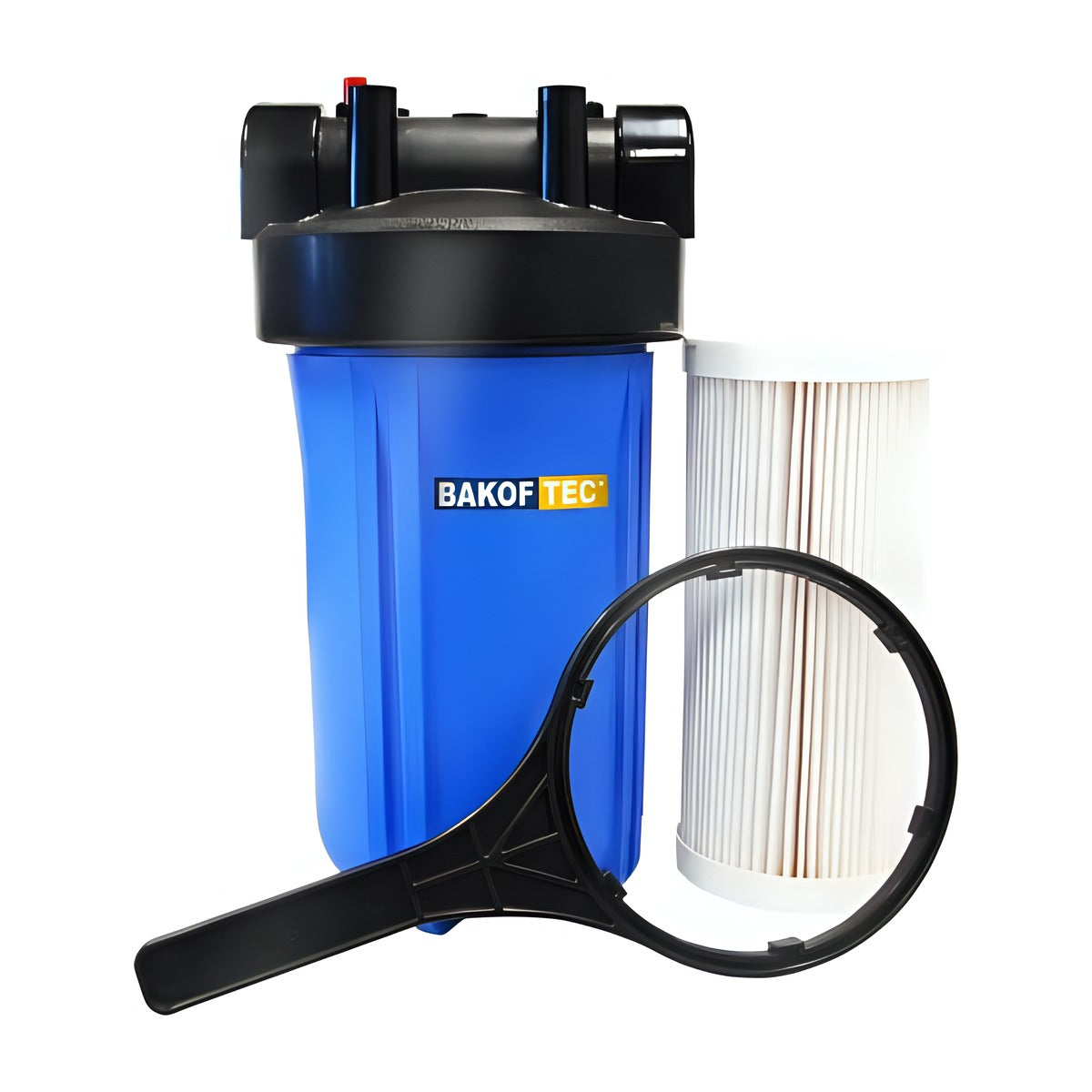 Carcaça de Filtro Big Tec 10" com Rosca 1.1/2" e Chave Bakof