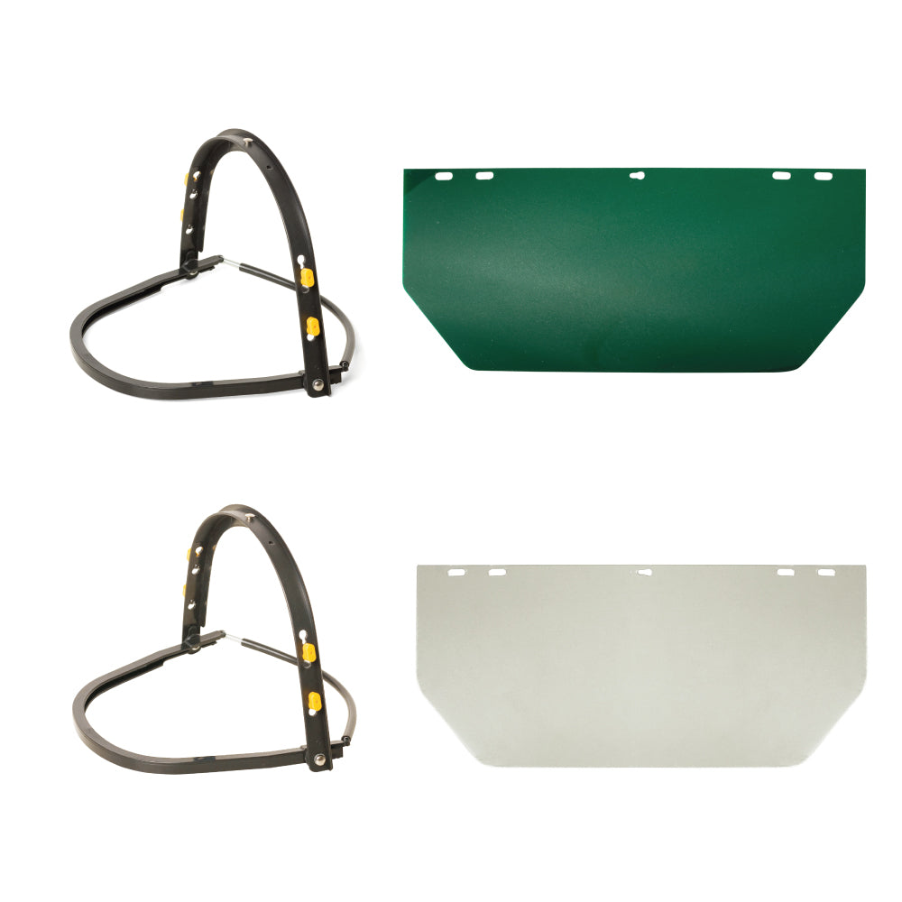 Visor Policarbonato Incolor 10" (P.R. Suporte)