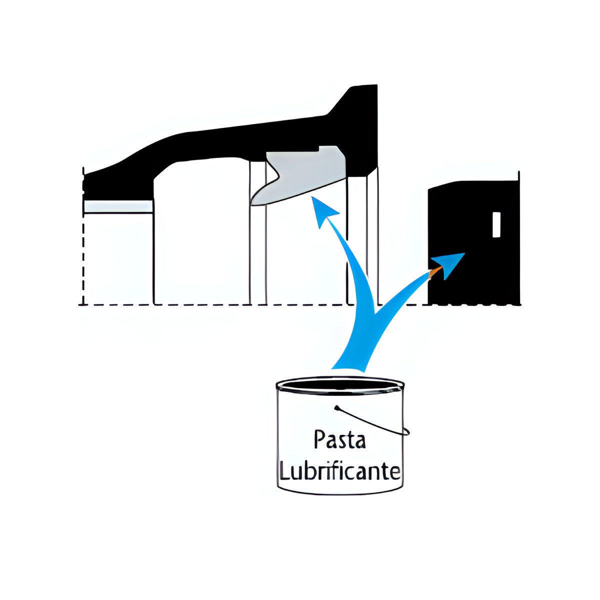 Lubrificante em Pasta para Anel de Junta Elástica PAM Saint-Gobain