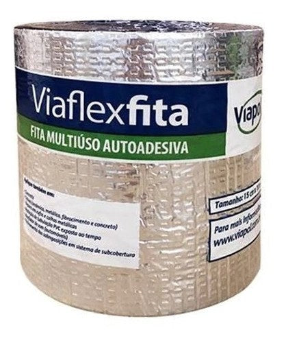Fita Manta Asfaltica Autoadesiva Multiuso 30Cm X 10M Viapol