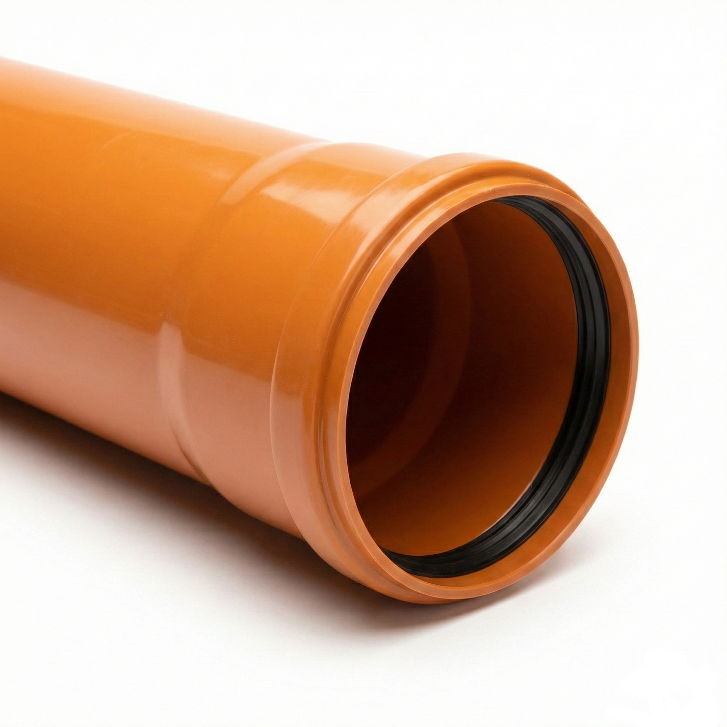 Tubo Coletor Esgoto PVC Ocre DN400 (DE 400mm) JEI - Barra 6 – HDPE Brazil