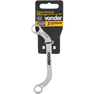 Chave starter/estrela meia-lua, 10 mm x 11 mm, VONDER