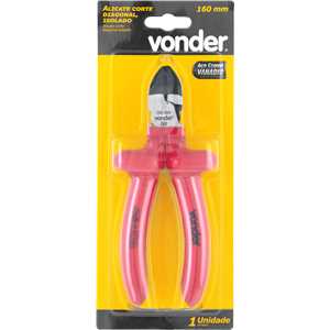 Alicate corte diagonal 6", com isolação até 1.000 V IEC 60900, VONDER