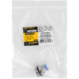 Conexão rápida reta, 4 mm, rosca 1/8" BSP, VONDER
