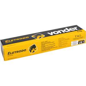 Eletrodo revestido para aço carbono, 5 kg, E6013, com 4,00 mm, VONDER