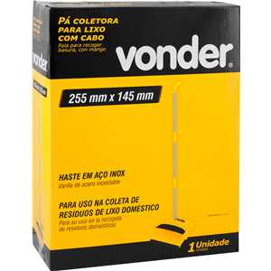 Pá coletora para lixo, com cabo, VONDER