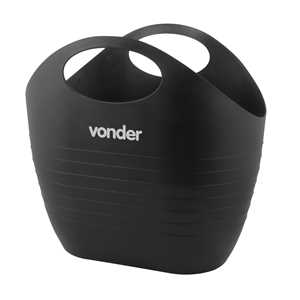Bolsa plástica multiuso, 8,5 litros, preta, VONDER