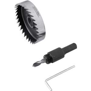 Serra copo de aço rápido, 55 mm, para inox, VONDER