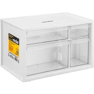 Organizador plástico com 4 gavetas, OPV 0234, VONDER