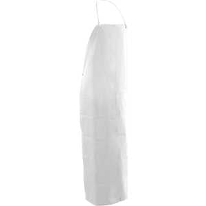Avental de PVC com forro, 1,20 m x 0,70 m, branco, NOVE54