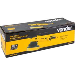 Politriz roto-orbital, 6", 900 W, 127 V~, PRV 906 VONDER