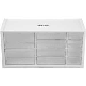 Organizador plástico com 10 gavetas, OPV 0378, VONDER