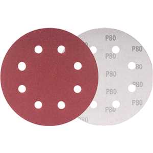Disco de lixa com costado em pluma 180 mm, grão 80, para a lixadeira LPV 750, VONDER