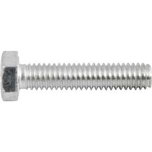 Parafuso sextavado zincado 5/16" x 1.1/2", UNC, rosca total, VONDER