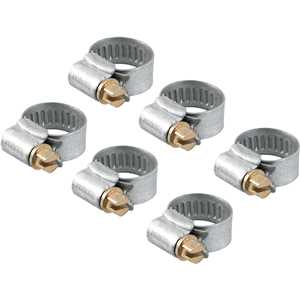 Abraçadeira rosca sem fim, 13 mm a 16 mm, com 6 peças, AE 1216 VONDER