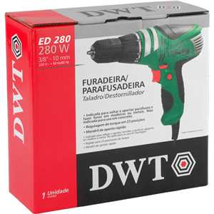 Furadeira/parafusadeira 3/8", 280 W, ED 280, 220 V~, DWT