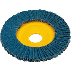 Flap-disc, disco de desbaste/acabamento, 4.1/2" - 115 mm, reto, grão 40, VONDER