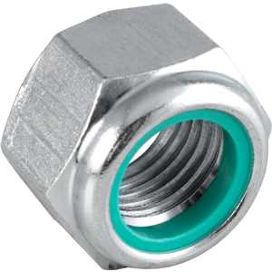 Porca autotravante sextavada, 1.1/4", UNC, alta, zincada, VONDER