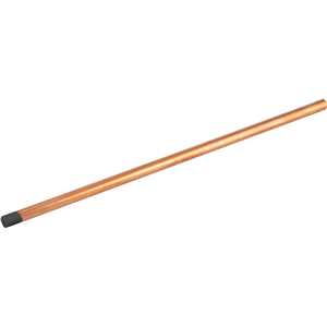Eletrodo de carvão grafitado cobreado, para corte, chanfro e goivagem, 3/8" x 12", VONDER