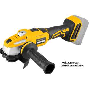 Esmerilhadeira 4.1/2", bateria intercambiável de 18 V, sem bateria e sem carregador, IEV 1847B VONDER