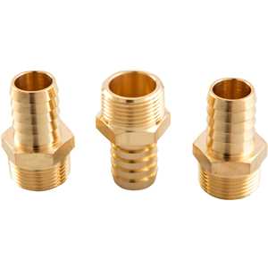 Espigão rosca macho de 3/4" NPT com escama de 3/4", cartela com 3 peças, VONDER