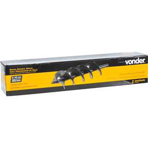 Broca espiral duplo para perfurador de solo, 150 mm x 800 mm, VONDER
